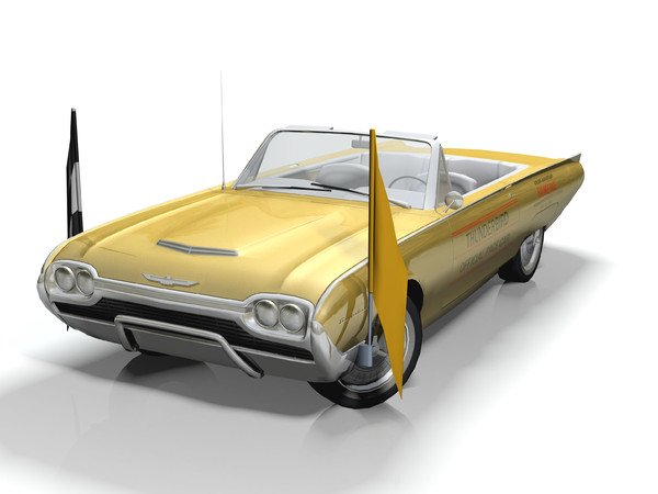 3d indianapolis 500 pace car model - 1961 Indianapolis 500 Pace Car by BigShox